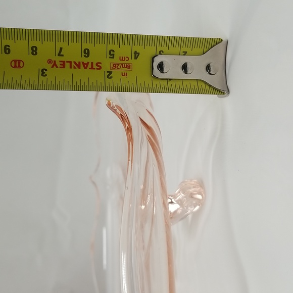 Lancaster Jubilee Pink Elegant Depression Era Three Footed Rimmed Serving Plate - Picture 6 of 16